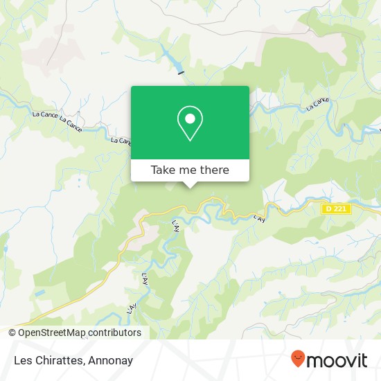 Les Chirattes map