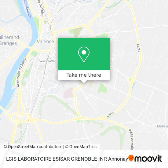 LCIS LABORATOIRE ESISAR GRENOBLE INP map