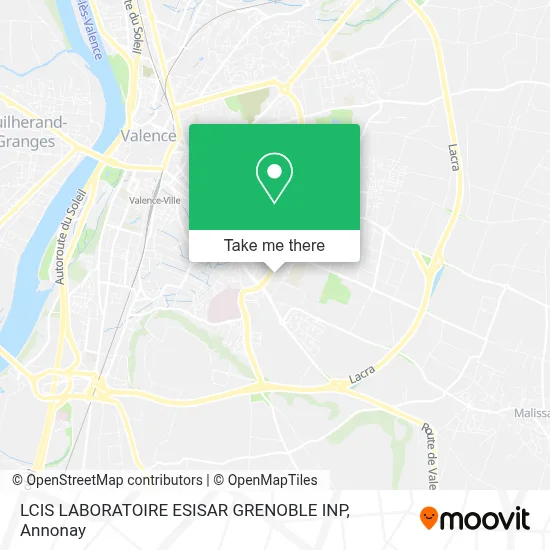 LCIS LABORATOIRE ESISAR GRENOBLE INP map