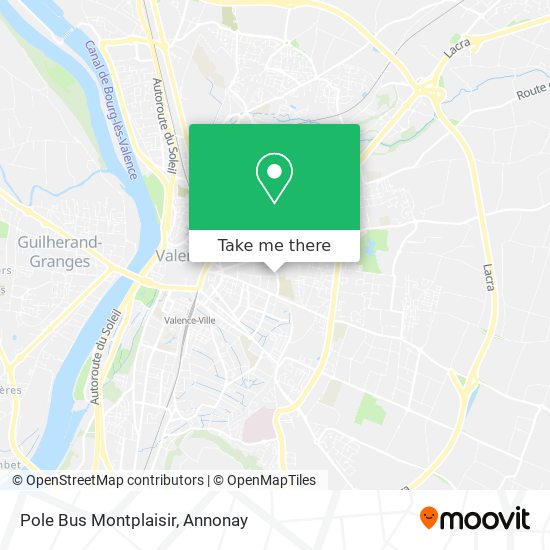 Mapa Pole Bus Montplaisir