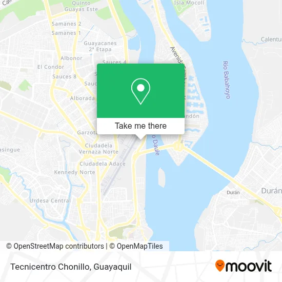 Tecnicentro Chonillo map