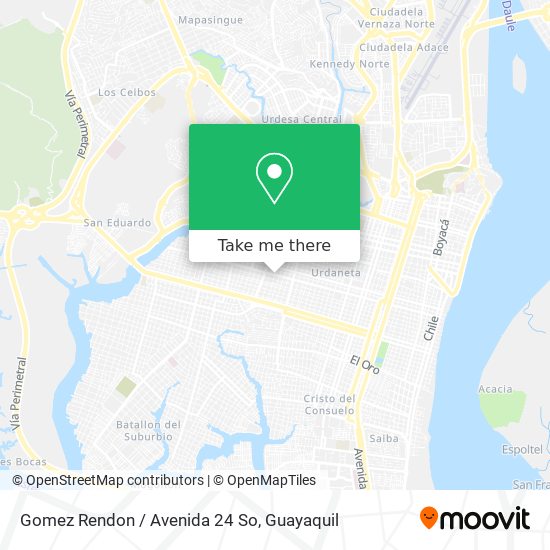 Gomez Rendon / Avenida 24 So map