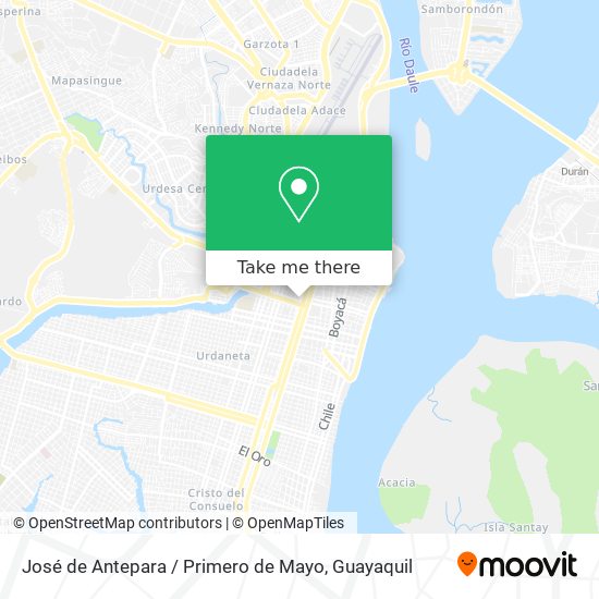 José de Antepara / Primero de Mayo map