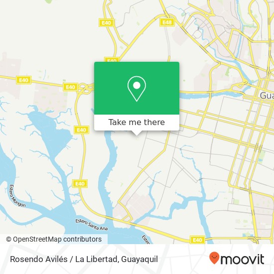Rosendo Avilés / La Libertad map