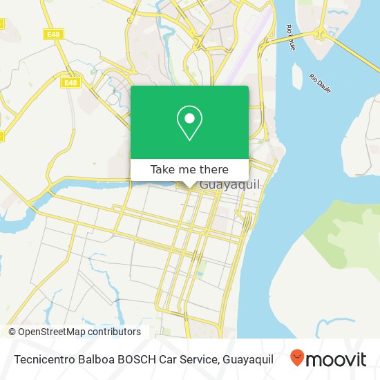 Tecnicentro Balboa BOSCH Car Service map