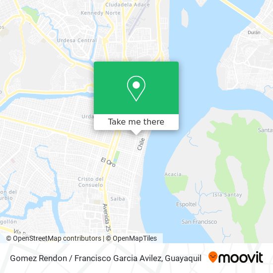 Mapa de Gomez Rendon / Francisco Garcia Avilez