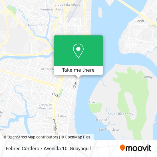 Febres Cordero / Avenida 10 map