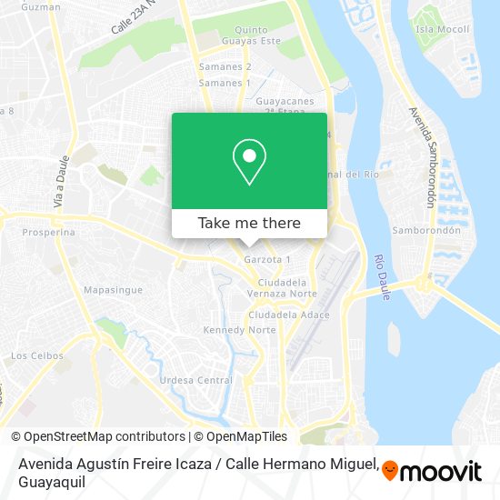 Mapa de Avenida Agustín Freire Icaza / Calle Hermano Miguel