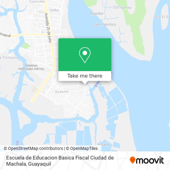 Escuela de Educacion Basica Fiscal Ciudad de Machala map