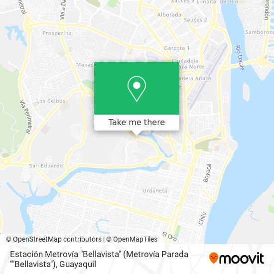 Estación Metrovía "Bellavista" (Metrovía Parada ""Bellavista") map