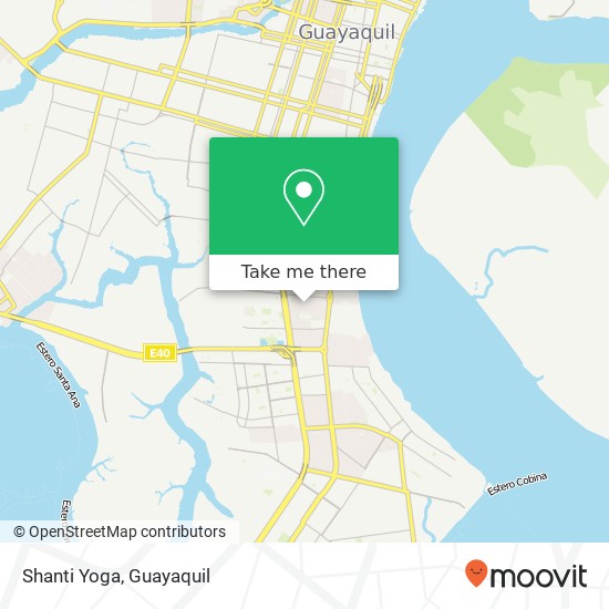 Shanti Yoga map