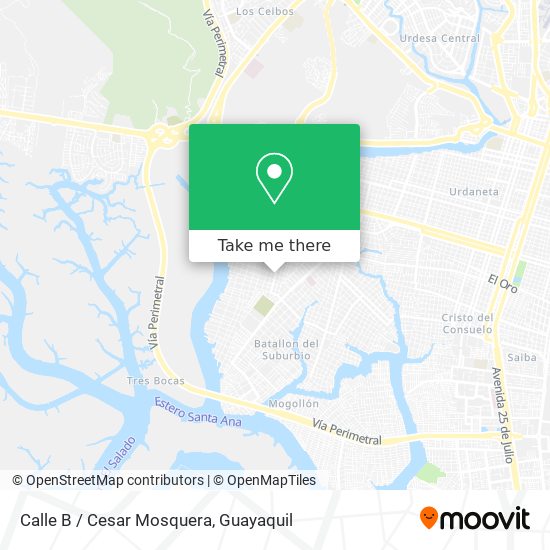 Calle B / Cesar Mosquera map