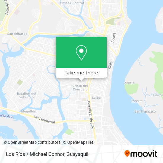 Los Ríos / Michael Connor map