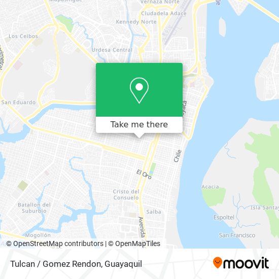 Tulcan / Gomez Rendon map
