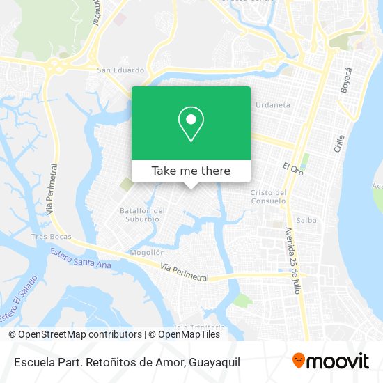 Mapa de Escuela Part. Retoñitos de Amor