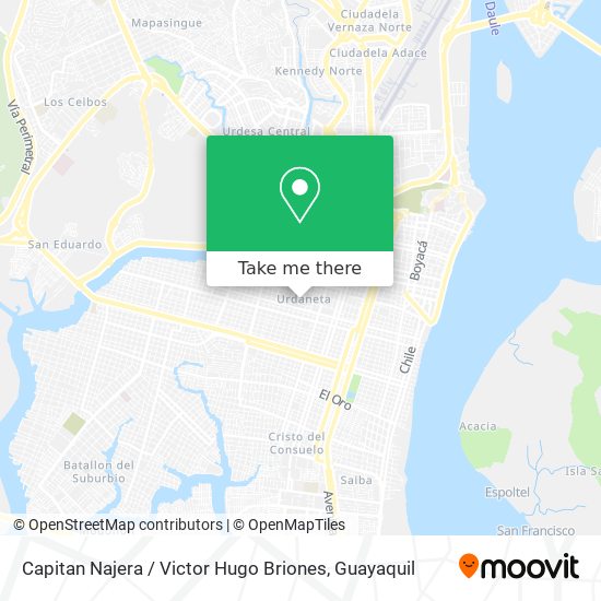Capitan Najera / Victor Hugo Briones map