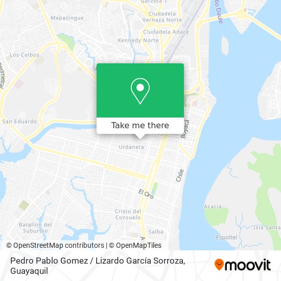 Pedro Pablo Gomez / Lizardo García Sorroza map