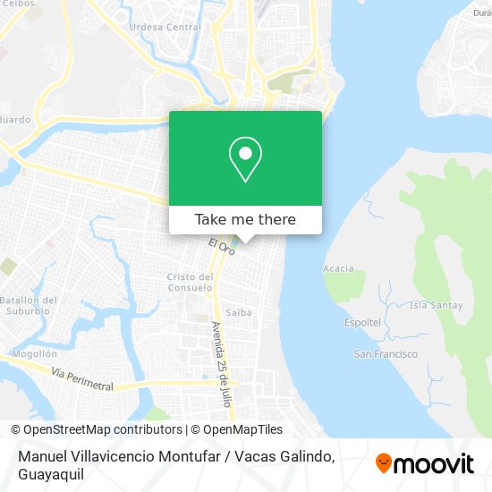 Manuel Villavicencio Montufar / Vacas Galindo map