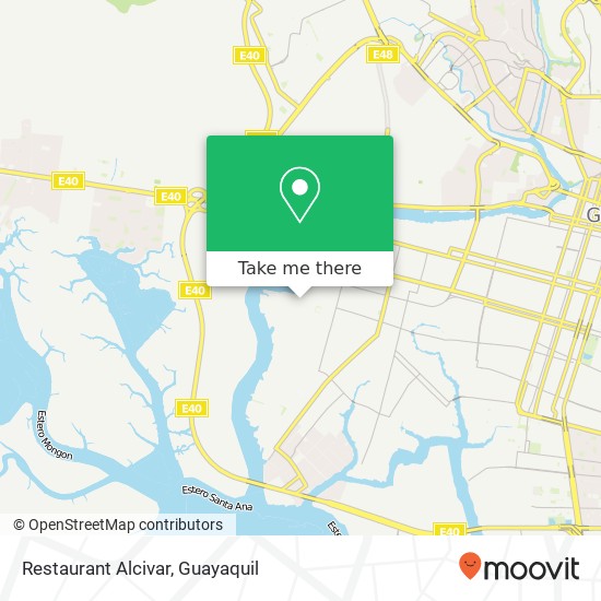 Restaurant Alcivar map