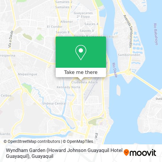 Wyndham Garden (Howard Johnson Guayaquil Hotel Guayaquil) map