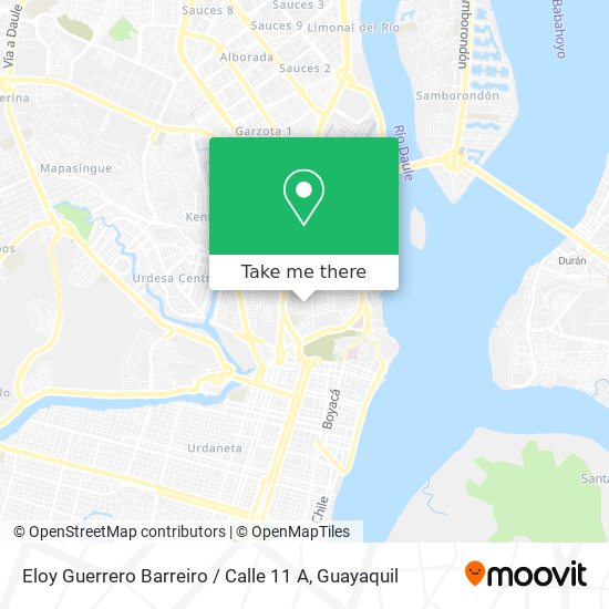 Mapa de Eloy Guerrero Barreiro / Calle 11 A