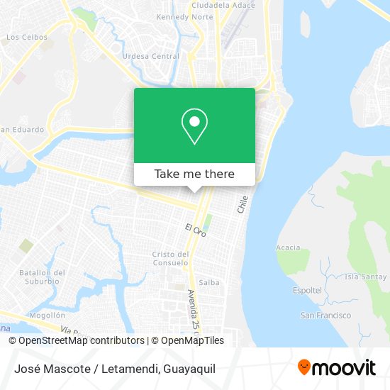 José Mascote / Letamendi map