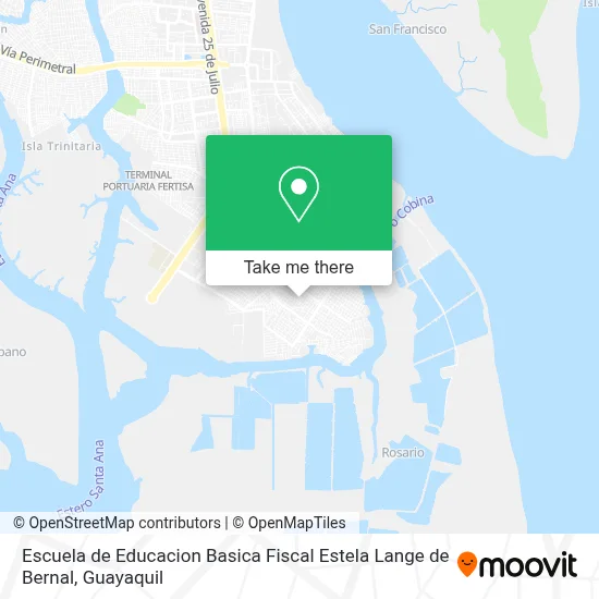 Escuela de Educacion Basica Fiscal Estela Lange de Bernal map