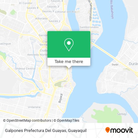 Mapa de Galpones Prefectura Del Guayas