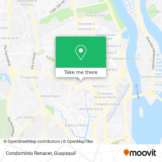 Condominio Renacer map