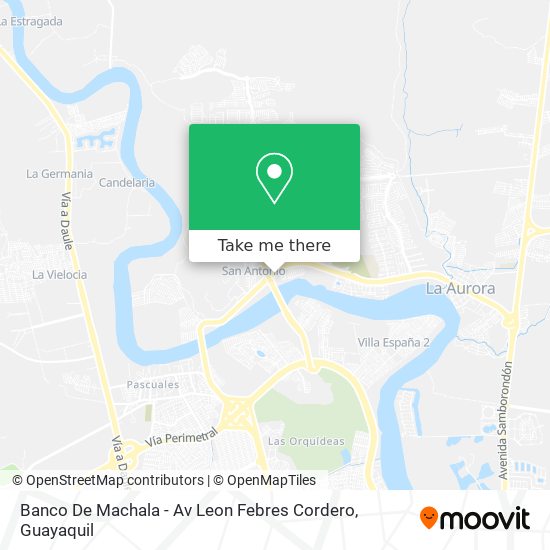Banco De Machala - Av Leon Febres Cordero map