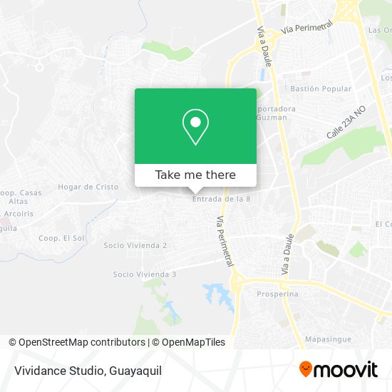 Vividance Studio map