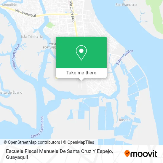 Escuela Fiscal Manuela De Santa Cruz Y Espejo map