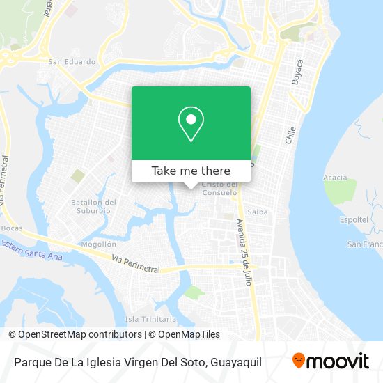 Mapa de Parque De La Iglesia Virgen Del Soto