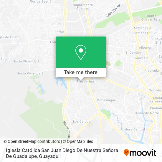 Iglesia Católica San Juan Diego De Nuestra Señora De Guadalupe map