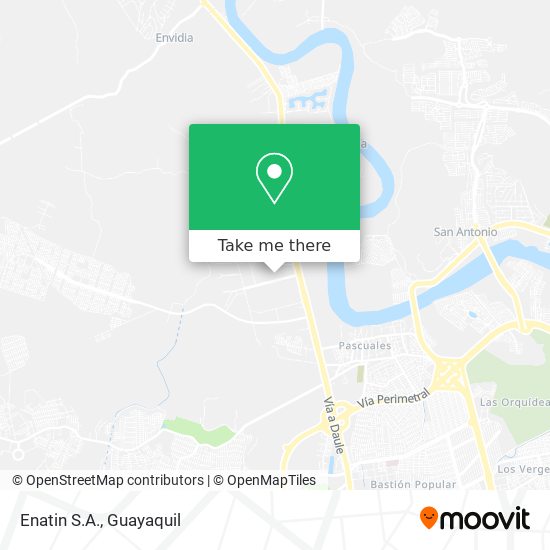 Mapa de Enatin S.A.