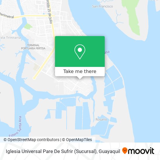 Mapa de Iglesia Universal Pare De Sufrir (Sucursal)