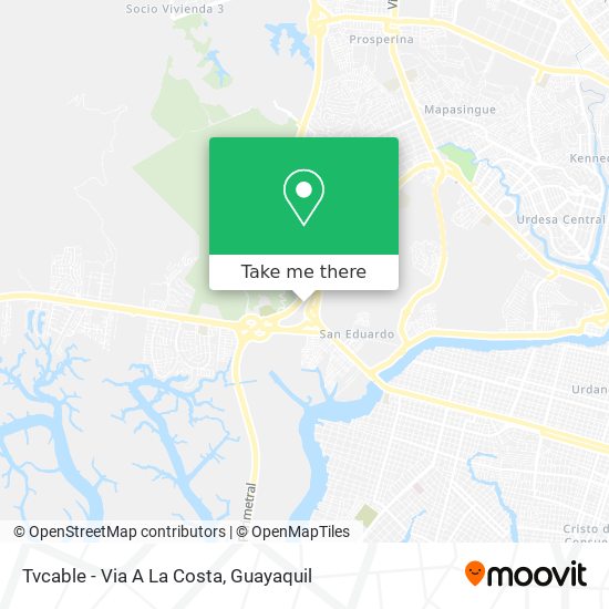 Tvcable - Via A La Costa map