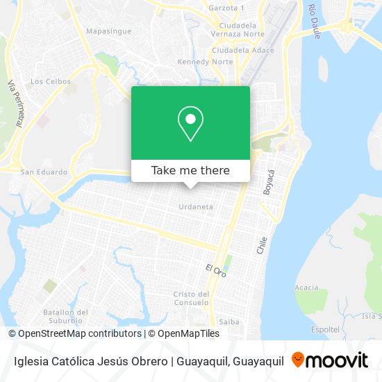 Iglesia Católica Jesús Obrero | Guayaquil map