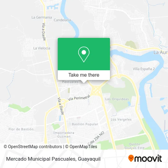 Mapa de Mercado Municipal Pascuales