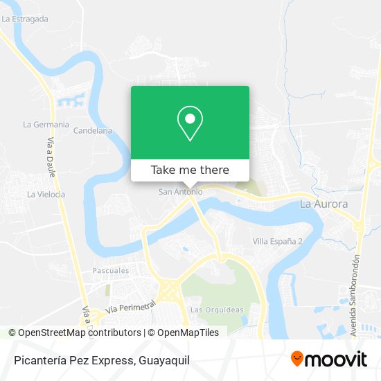 Picantería Pez Express map