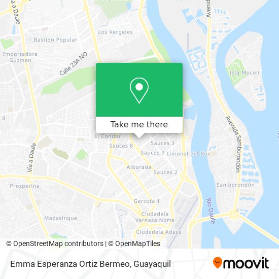 Emma Esperanza Ortiz Bermeo map