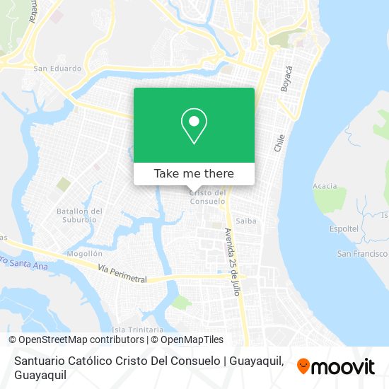 Santuario Católico Cristo Del Consuelo | Guayaquil map