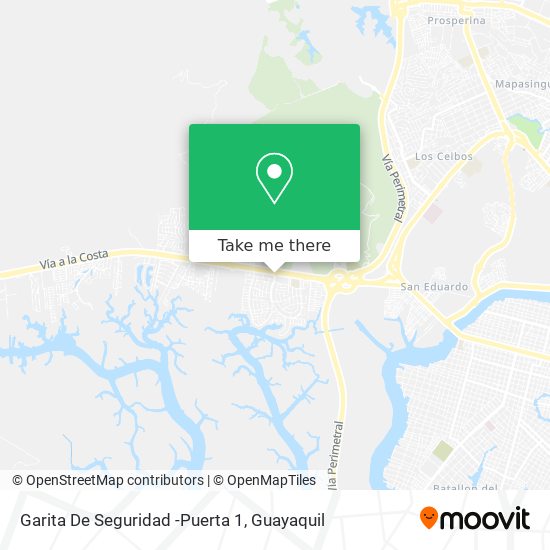 Garita De Seguridad -Puerta 1 map