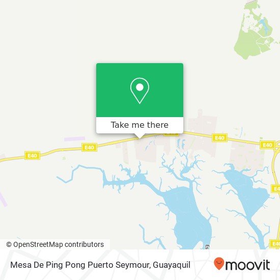 Mesa De Ping Pong Puerto Seymour map