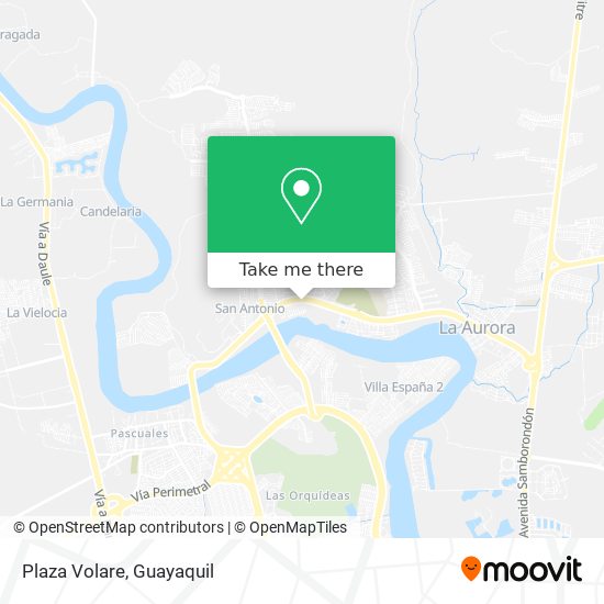 Mapa de Plaza Volare