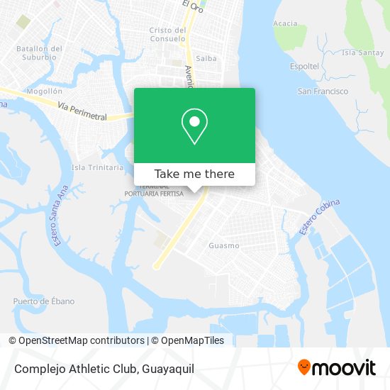 Complejo Athletic Club map