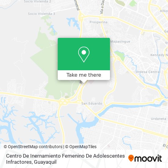 Centro De Inernamiento Femenino De Adolescentes Infractores map