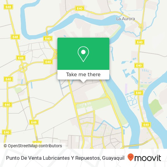 Punto De Venta Lubricantes Y Repuestos map