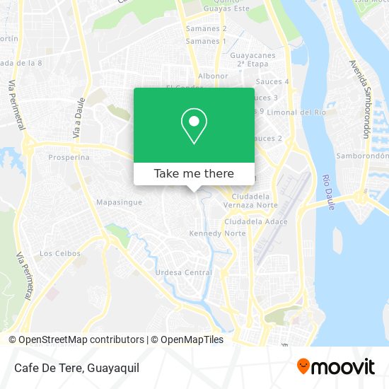 Mapa de Cafe De Tere
