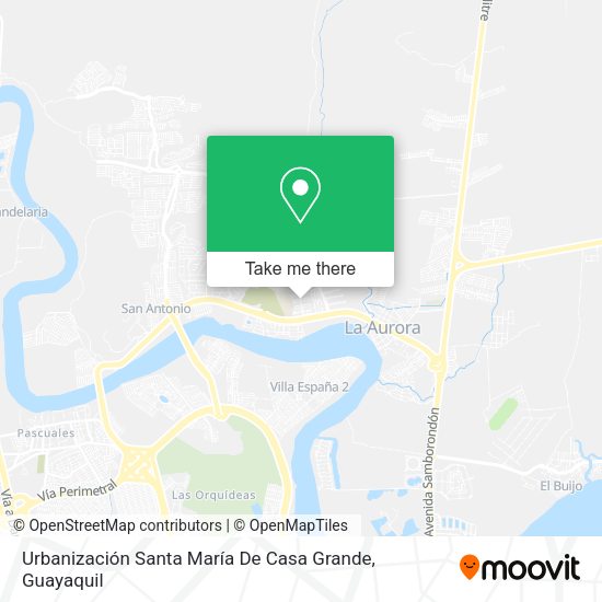 Urbanización Santa María De Casa Grande map